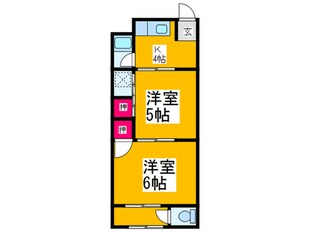 仲辻第一マンションの物件間取画像